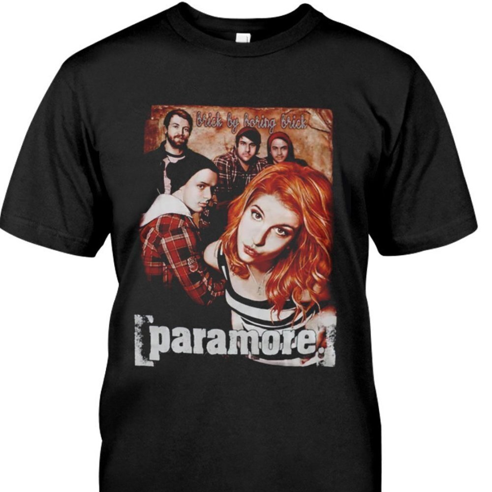 Paramore Brick By Boring Brick Tshirt Gift For Rock Fan Rock Tour Gift